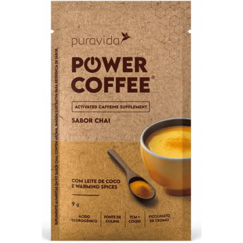 Power Coffee Sabor Chai (1 Sachê 9g) - Pura Vida