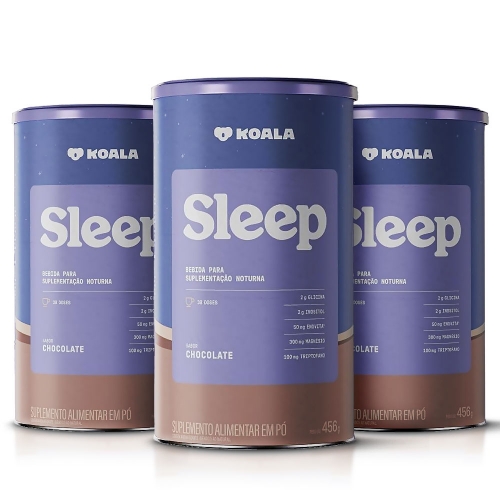 Kit 3unid Sleep Sabor Chocolate (456g) - Koala