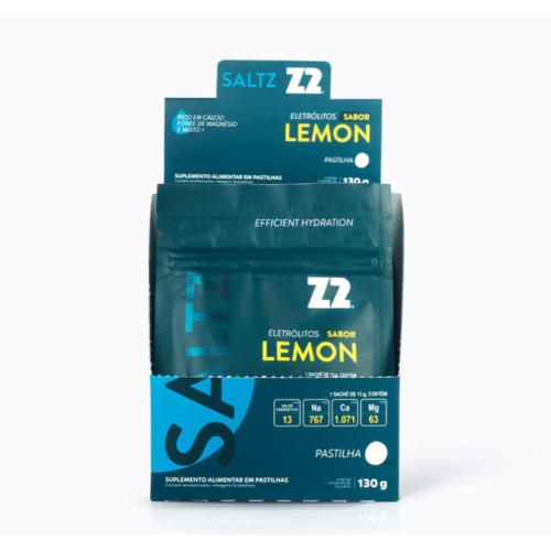 Saltz Pastilha Z2 Sabor Lemon (cx c/ 10 sachês de 13g) - Z2 Foods