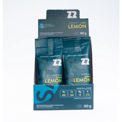 Saltz Z2 Sabor Lemon (cx c/ 10 sachês de 8g) - Z2 Foods