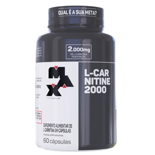 L-Carnitina 2000 Max Titanium - 60 Cápsulas