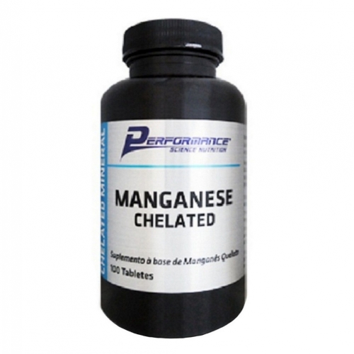 Manganês Quelato (100 Tabletes) - Perfomance Nutrition